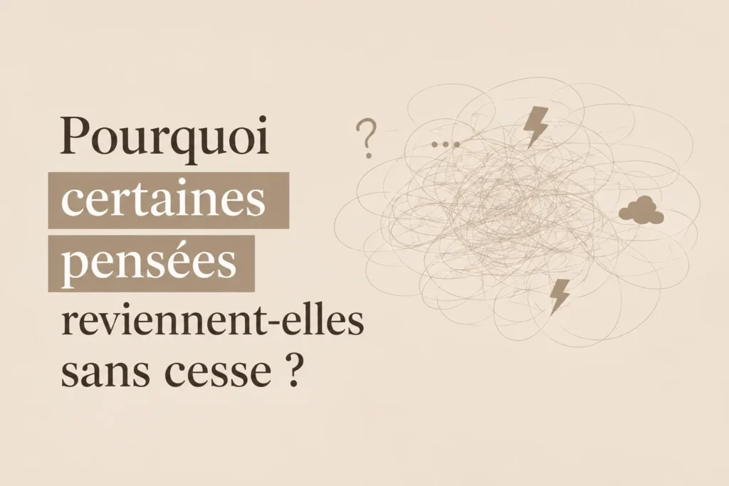 Pourquoi certaines pensées reviennent-elles sans cesse ? Comprendre les ruminations
