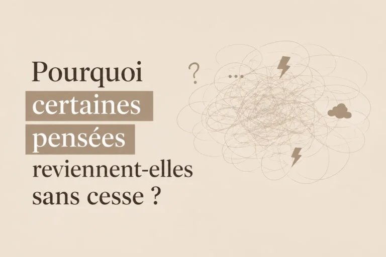 Pourquoi certaines pensées reviennent-elles sans cesse ? Comprendre les ruminations